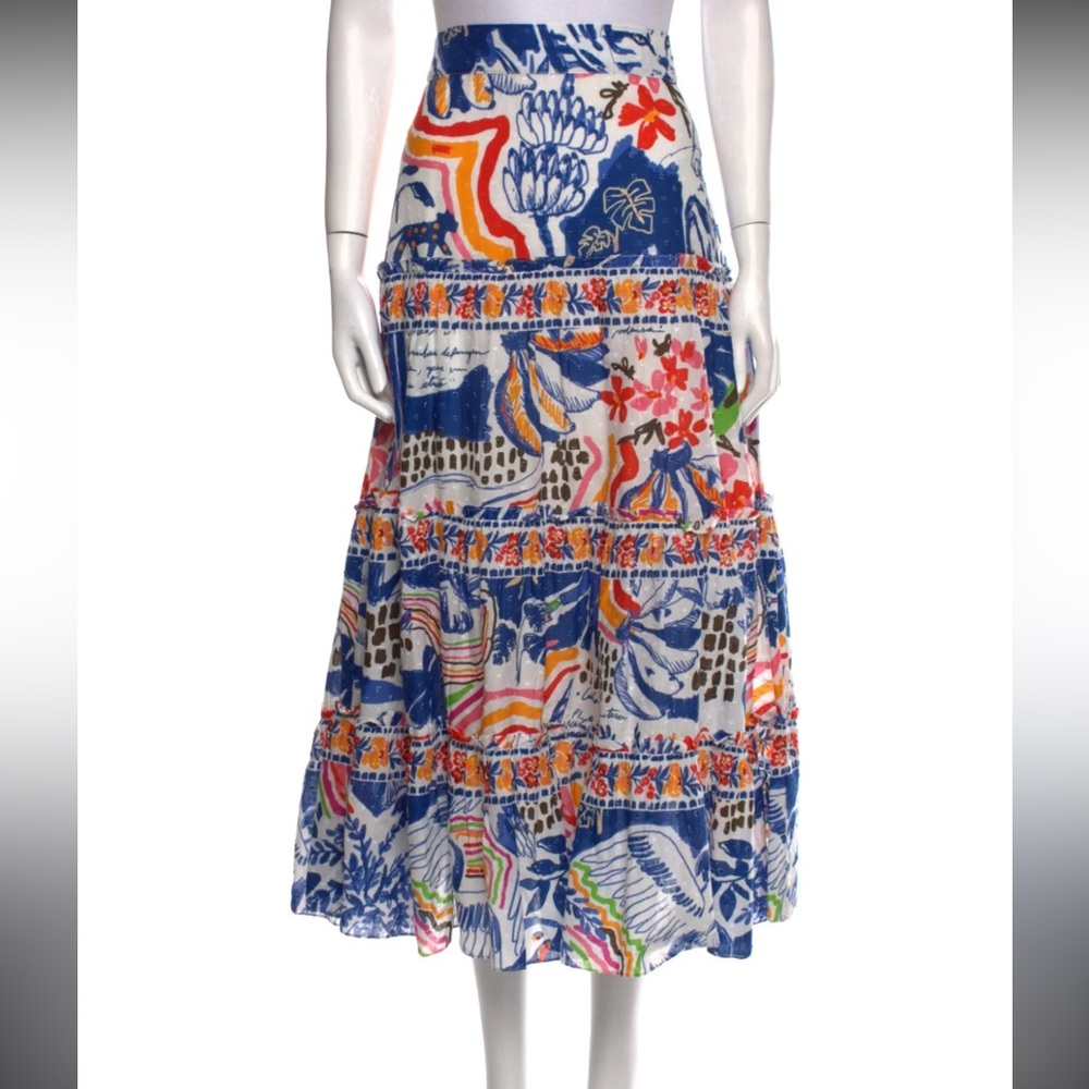 Farm Rio Wild Brazil Cotton Skirt Size M